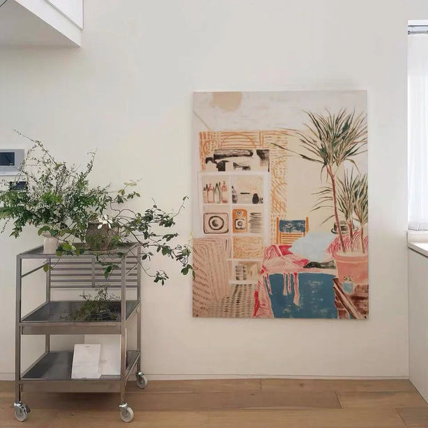 Sketch Of My Home - Oil Painting