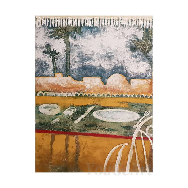 Sketch Of My Home - Oil Painting
