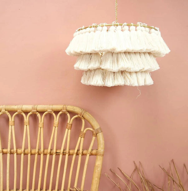 Boho Tassel Lamp