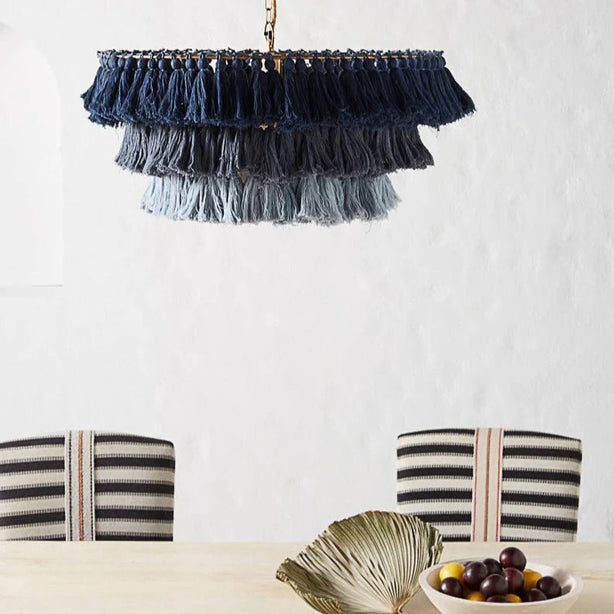 Boho Tassel Lamp