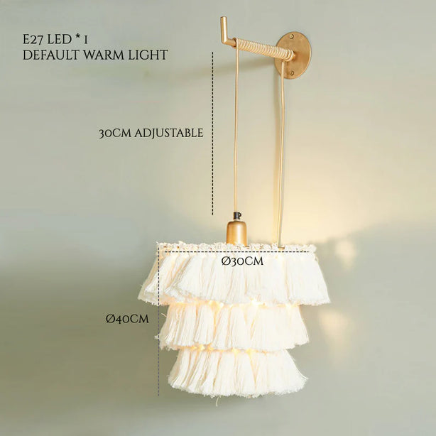 Boho Tassel Lamp