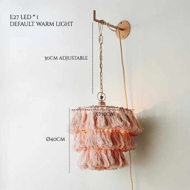 Boho Tassel Lamp