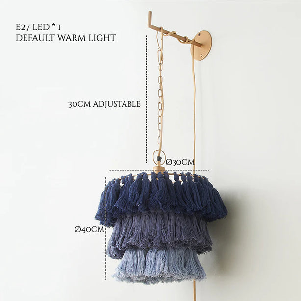 Boho Tassel Lamp