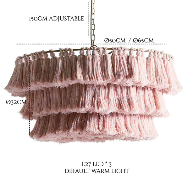 Boho Tassel Lamp