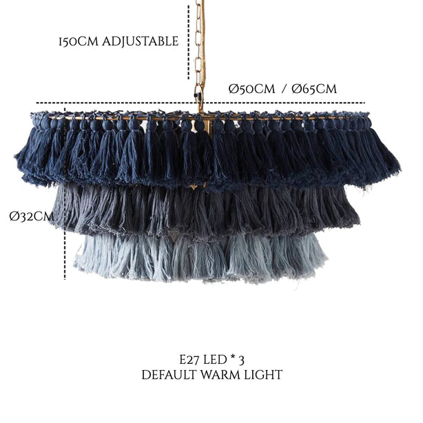 Boho Tassel Lamp