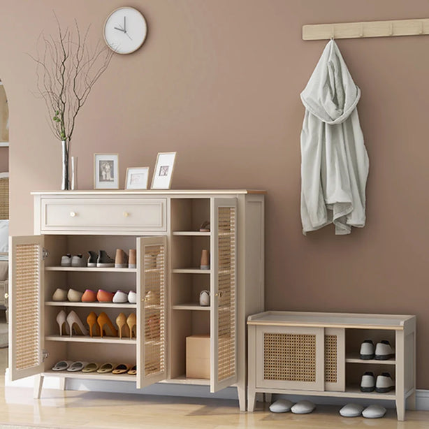 Ivy Rattan Shoe Cabinet
