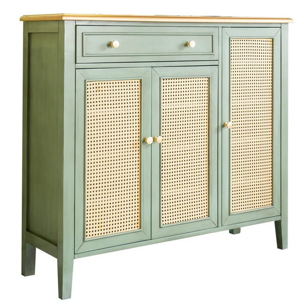 Ivy Rattan Shoe Cabinet