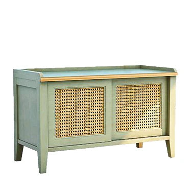 Ivy Rattan Shoe Cabinet