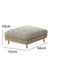 Oak Linen Sofa
