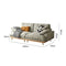 Oak Linen Sofa