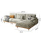 Oak Linen Sofa