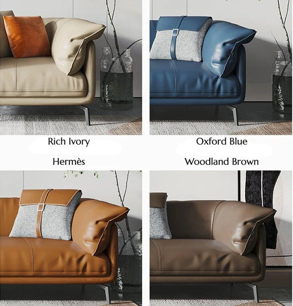 Italian Napa Leather Sofa