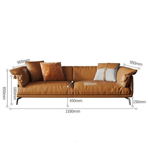 Italian Napa Leather Sofa