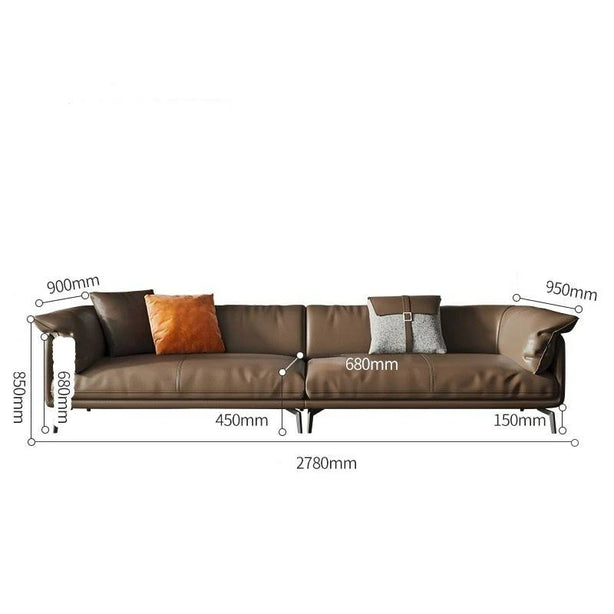 Italian Napa Leather Sofa