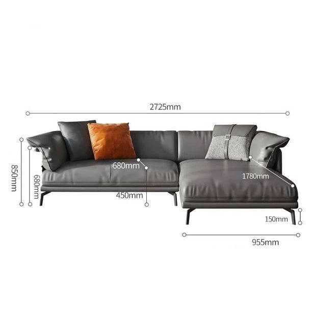 Italian Napa Leather Sofa