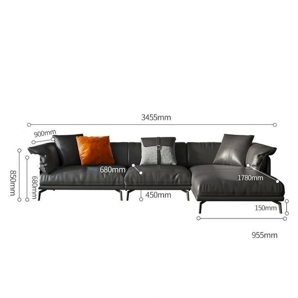 Italian Napa Leather Sofa