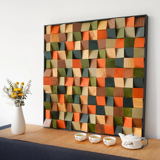 Teak Mosaic Art
