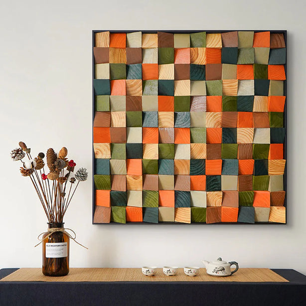 Teak Mosaic Art