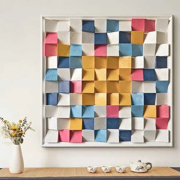 Teak Mosaic Art