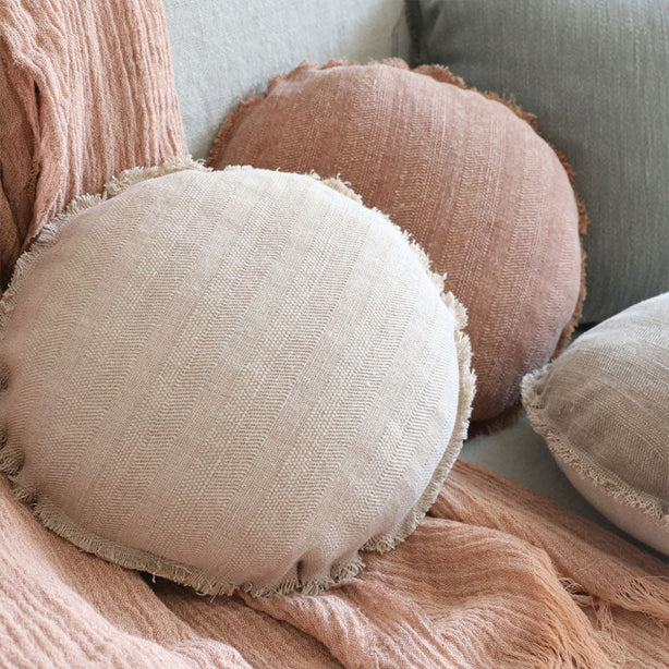 Ramie Round Cushion