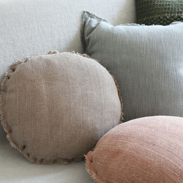 Ramie Round Cushion