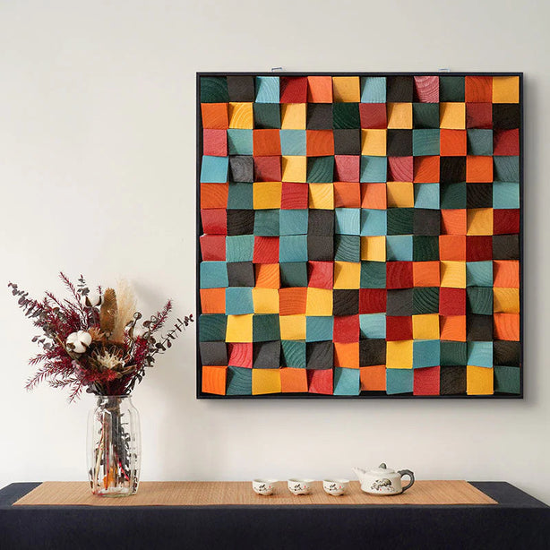 Teak Mosaic Art