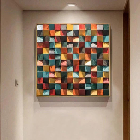 Teak Mosaic Art
