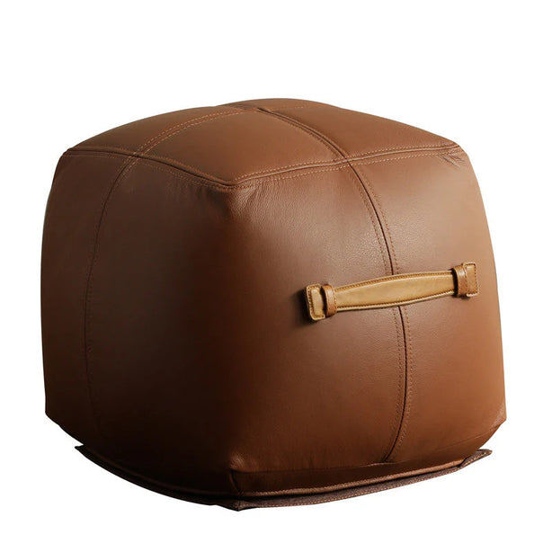 Cowhide Leather Ottoman
