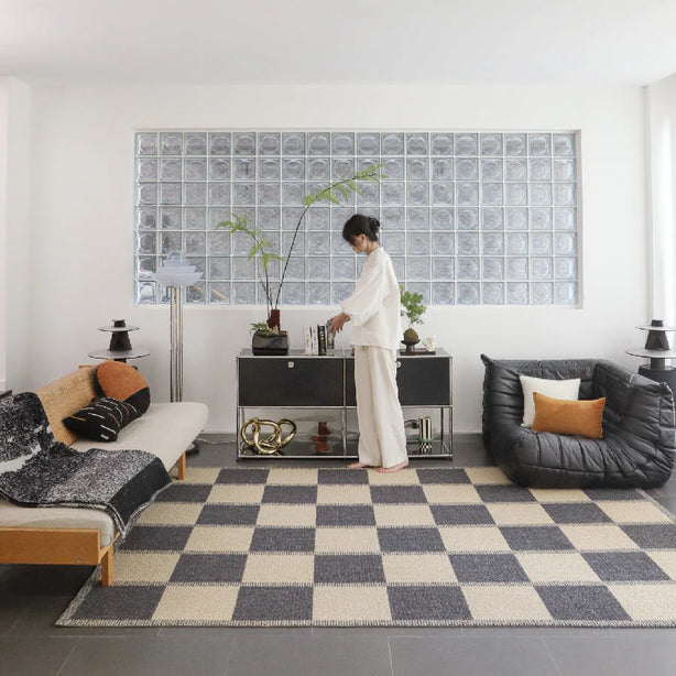 Echecs Wool Rug