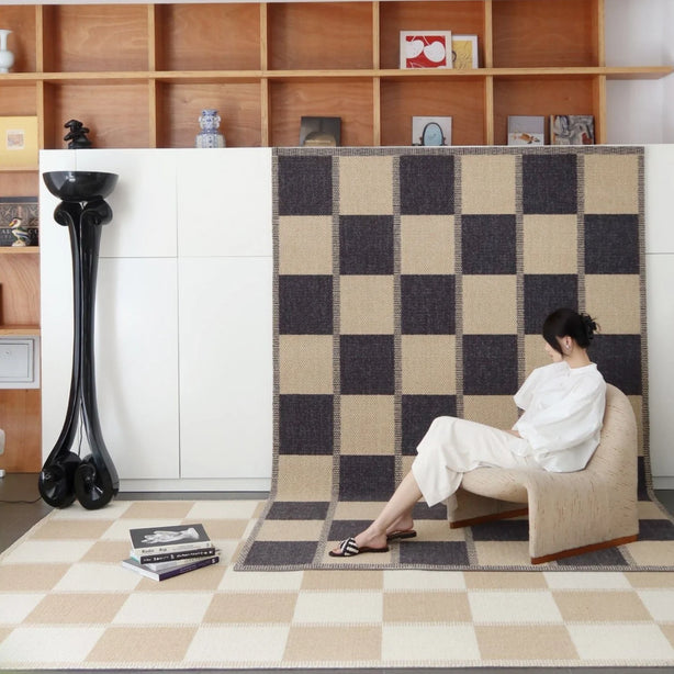 Echecs Wool Rug