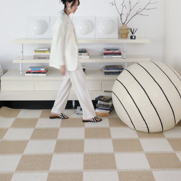 Echecs Wool Rug