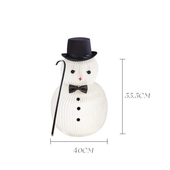 Foldable Snowman
