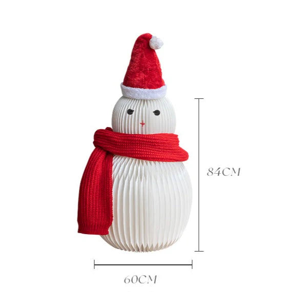 Foldable Snowman