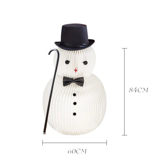 Foldable Snowman