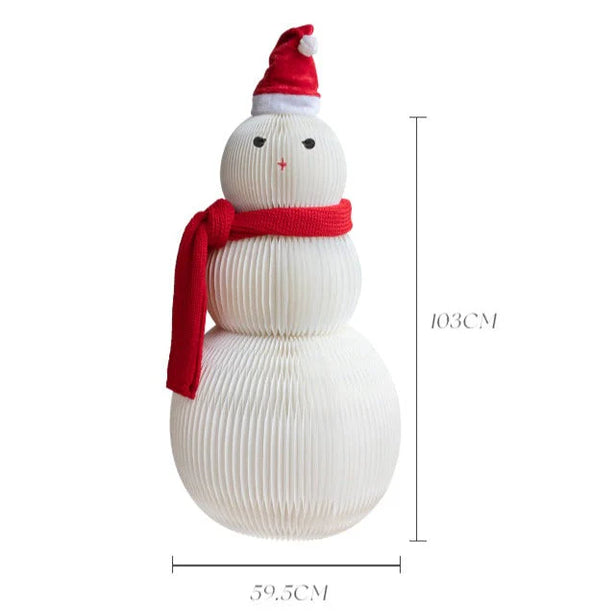 Foldable Snowman