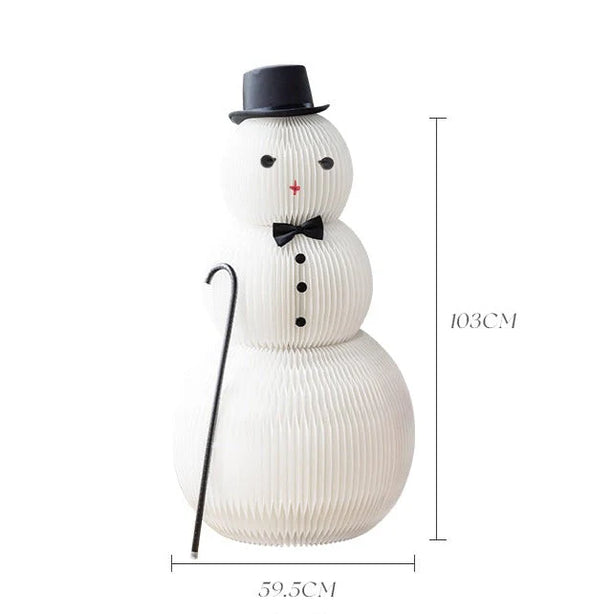 Foldable Snowman