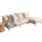 French Linen Ashwood Sofa