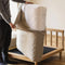 French Linen Ashwood Sofa