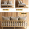 French Linen Ashwood Sofa