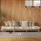 French Linen Ashwood Sofa