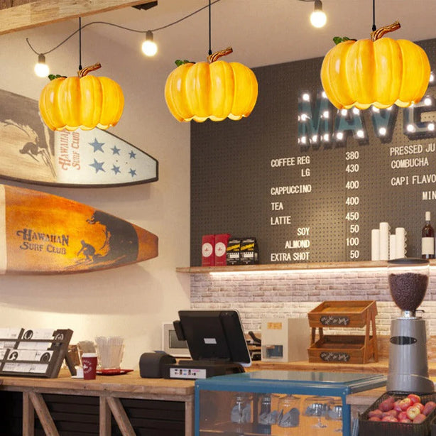 Pumpkin Pendant Light
