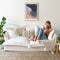 French Pinewood Sofa