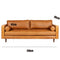 Italian Cowhide Leather Sofa