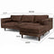 Italian Cowhide Leather Sofa