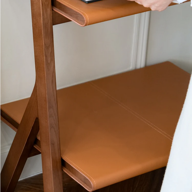 Howard Leather Bookshelf