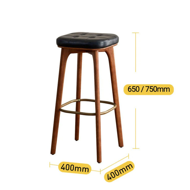 Walnut Bar Stool