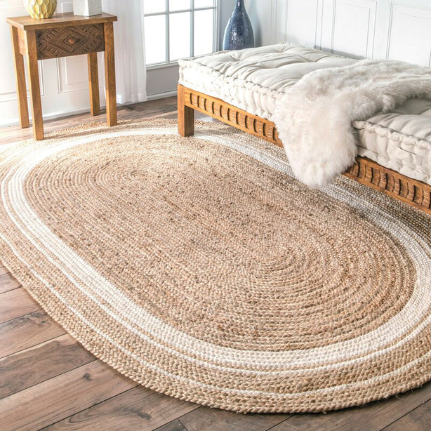 Oval Jute Mat
