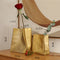 Gold Leaf Vase