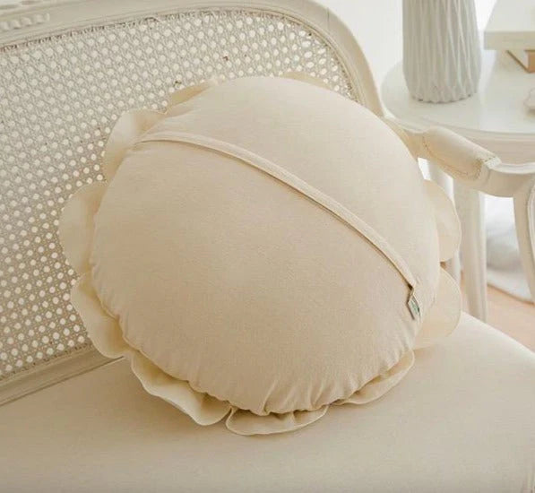 Handwoven Floral Cushion