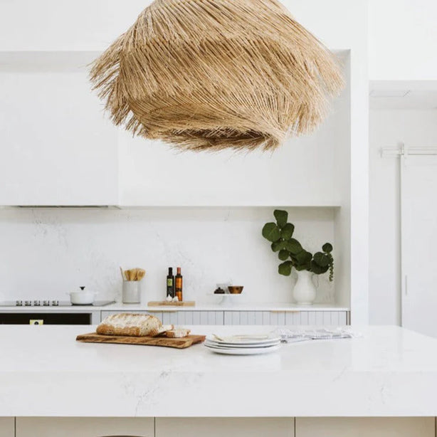 Straw Pendant Light